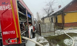 Tragiczny pożar w Gałkowie Małym. Nie żyje 98-letnia kobieta, ranny 43-letni mężczyzna