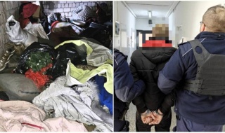 Ukrył się na strychu pod choinką jak prezent. Policjanci szybko go „rozpakowali” [Foto]