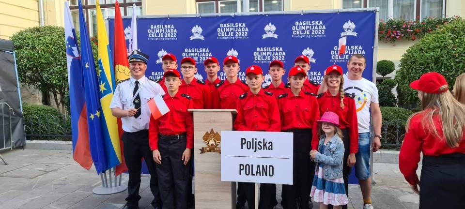Drużyna OSP Wysokienice reprezentuje Polskę na zawodach sportowo-pożarniczych w Słowenii