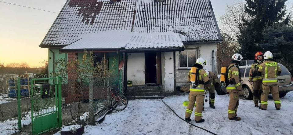 Tragedia w gminie Rawa Mazowiecka. W pożarze zginęła jedna osoba