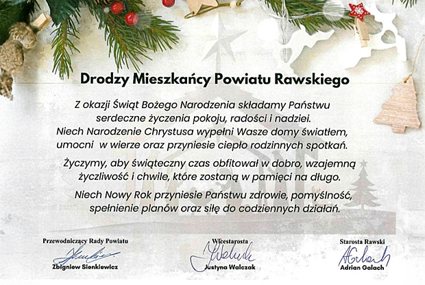 Boże Narodzenie 2025 - Powiat rawski