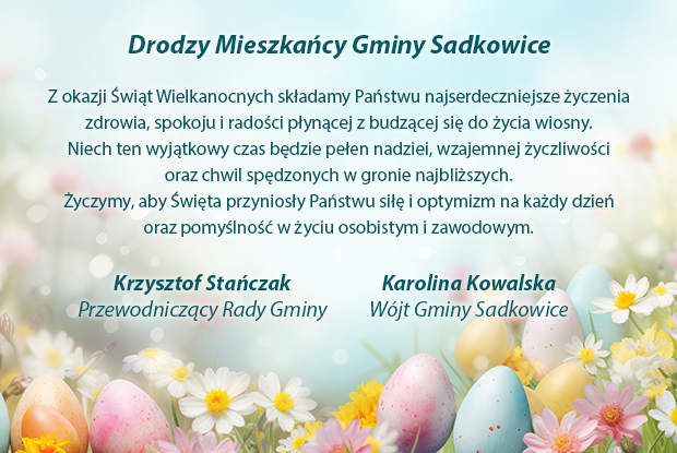 Wielkanoc 2026 - UG Sadkowice